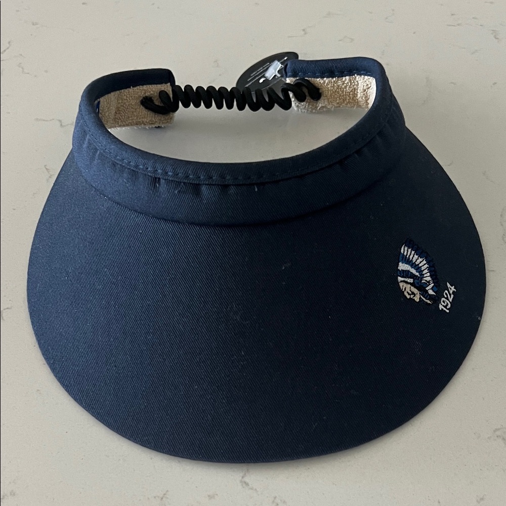 Classic Navy Blue Visor Hat